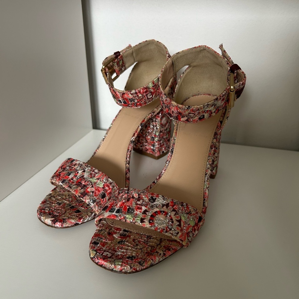 Women’s J.Crew, leather sole  heels